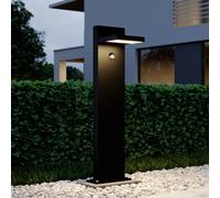 Borne lumineuse extérieur Silvan Lucande, noir, Aluminium, Moderne, Eclairage Exterieur LED