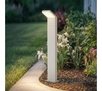 Borne lumineuse extérieur Yolena Arcchio, blanc, Aluminium, Moderne, Eclairage Exterieur LED
