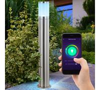 Borne Lumineuse Lampadaire Extérieure Smart Accueil App Commande Couleur RGB LED
