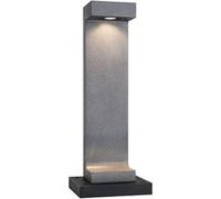 Borne lumineuse LED Concrea IP65 616mm 3000K 6,8W 200lm 230V Grès noir Béton Grès noir G