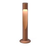 Borne lumineuse LED court + d'ancrage Flindt H x Ø 34.5x10.5cm
