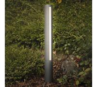 Borne Lumineuse Led Lilia, Hauteur 75 Cm graphite, blanc mat