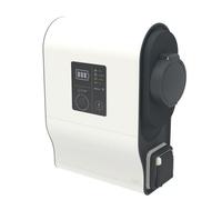 Borne monophasée plastique avec protection DC Green'up Premium pour 1 véhicule électrique Modes 2 et 3-3,7kW à 4,6kW 16A à 20A