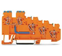 Borne pour capteur WAGO 270-574 5 mm ressort de traction orange 10 pc(s)