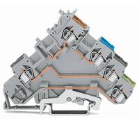 Borne pour capteur WAGO 280-570 5 mm ressort de traction Affectation: L gris 50 pc(s)