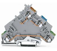 Borne pour capteur WAGO 280-574 5 mm ressort de traction Affectation: L gris 10 pc(s)