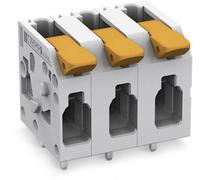 Borne pour circuits imprimés WAGO 2604-1303 4 mm² Nombre de pôles 3