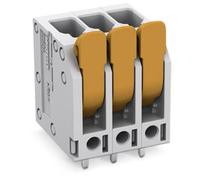 Borne pour circuits imprimés WAGO 2604-3102 4 mm² Nombre de pôles 2 1 pc(s)