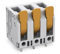 Borne pour circuits imprimés WAGO 2604-3303 4 mm² Nombre de pôles 3