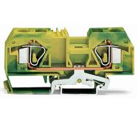 Borne pour conducteur de protection WAGO 283-907/999-950 12 mm ressort de traction Affectation: terre vert, jaune 20 pc(s)