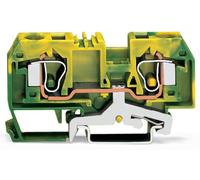 Borne pour conducteur de protection WAGO 284-907 10 mm ressort de traction Affectation: terre vert, jaune 25 pc(s)