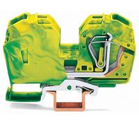 Borne pour conducteur de protection WAGO 285-637 16 mm ressort de traction Affectation: terre vert, jaune 15 pc(s)