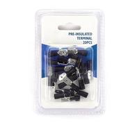 Borne pré-isolée noire SV5.5-6 (15 pcs/blister) - Offre une connexion électrique sûre, haute résistance et est idéale pour les installations électriques.