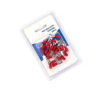 Borne pré-isolée rouge SV1.25-4 20 pcs/blister, idéale pour des connexions électriques sûres et rapides dans les projets d'électricité.