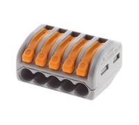 Borne rapide automatique à cliquet S222 - 5 entrées - Wago