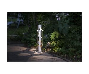 Borne solaire cylindrique ajourée 68cm