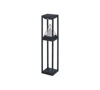 LEDVANCE Borne solaire extérieure SMART+ – 3000K blanc chaud & couleur, 2,5h, USB‑C, IP44, noir