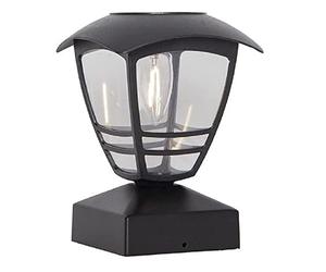 Borne solaire "FELIX", avec LED à filament, couleur de la lumière, blanc chaud, pour extérieur