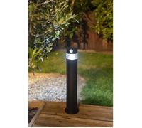 Borne solaire - GALIX - G4585C - Forte clarte - Inox avec détecteur - H50 cm - 150 Lumens