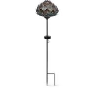 Borne Solaire - Garden Id Chou - 14 X 45 Cm - Autonomie 6-8H - Bouton On/Off - Pile Aaa Rechargeable.