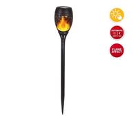 Borne Solaire - OLYMPIA - Lampe LED - Effet flamme - 51 cm - Extérieur