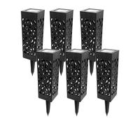 Borne solaire photophore - lot de 6