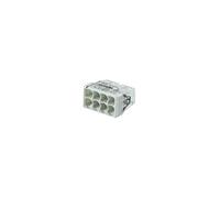 Borne WAGO 2273-208 Nombre de pôles: 8 transparent, gris clair 10 pc(s) | Boîtier transparent pour contrôle visuel, section de 0.5 à 2.5 mm², mini bornes de connexion rapide pour fils rigides