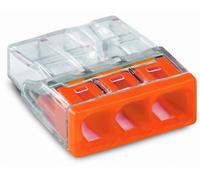 Borne WAGO pour tous types de conducteur - fil rigide - 3 x 0,5 à 2,5mm² -