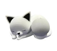 Borneaux de haut-parleur de bureau - support de haut-parleur de forme de chat, porte-lecteur audio imprimé en 3D avec design mignon, stand stable pour le bureau à domicile, coiffeuse, poste de travail