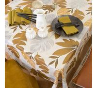 BORNEO Nappe 100% coton enduit 300X150 Gold SUD ETOFFE