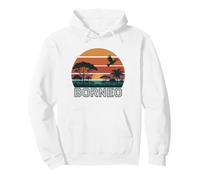 Bornéo Sunset Jungle Wildlife Sweat à Capuche