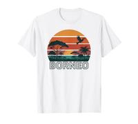 Bornéo Sunset Jungle Wildlife T-Shirt