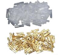 Bornes à sertir électriques de 28 mm avec manchons isolants intégrés pour soutenir la terminaison sûre du conducteur et la stabilité mécanique