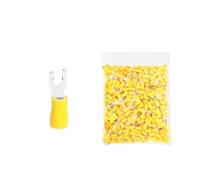 Bornes à sertir for fourche, 500 pièces, cosses d'isolation, connexion rapide, câbles à vis électriques M4/M5/M6, fiches de chaussures, connecteurs de fil(SV5.5-4s-500PCS)