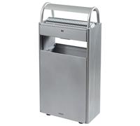 Bornes cendrier 12 L et corbeille 60 L Rossignol gris métal