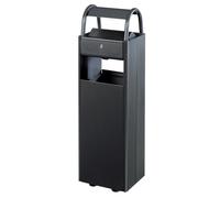 Bornes cendrier 6 L et corbeille 30 L Rossignol gris manganèse