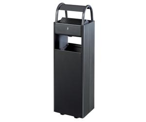 Bornes cendrier 6 L et corbeille 30 L Rossignol gris manganèse