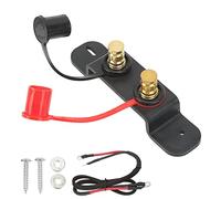 Bornes de Batterie à Distance, Kit de Câbles 4 Gauge pour UTV ATV Voiture Camion Bateau, Postes de Charge Robustes et Antirouille - Câble en Cuivre Flexible, Protection Étanche,