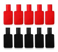 Bornes de Batterie Couvre, 10 Pièces Protège Bornes de Batterie | Caoutchouc Bornes Bouchon Protecteur, Capuchon Battery Terminal, Isolante de Batterie pour Voitures, Bateaux, Camions, Motos