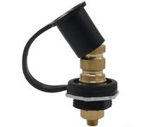 Bornes de chargeur de batterie en laiton, capacité de courant de 250 A, connecteurs électriques de qualité marine pour systèmes d'alimentation CC automobiles, camping-cars, yachts, isolés en PVC