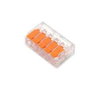 Bornes de connexion rapides universelles Orange multi-ports, connecteurs fils, bornes deux cent cinquante volts trente-deux ampères(PCT 415,20PCS)