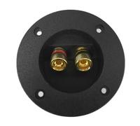 Bornes de liaison pour haut-parleur rond, boîte d'enceinte encastrée, panneau Terminal, Mini haut-parleurs de caisson de basses, prises de connecteur à ressort, 5 pièces