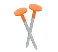 Bornes de Propriété - Lot De 2 Piquets Résistants Aux Intempéries 30 Cm,Repères D'Arpentage Bas Profil Et Piquets De Délimitation - pour Construction Terrain Sport Travaux Sols