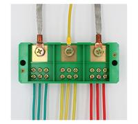 Bornes de raccordement triphasées 3 entrées 9 sorties Boîte de distribution de jonction Connecteur de fil Boîte de dérivation Armoire de mesure retardatrice