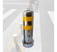 Bornes de sécurité, poteaux de stationnement robustes avec bandes réfléchissantes pour la sécurité des allées dans les zones commerciales et résidentielles