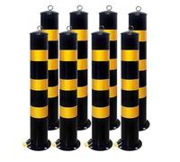 Bornes de sécurité robustes avec manchon de stationnement pour un rangement amélioré dans le garage et la protection des allées - Robuste Sicherheitspollerpfosten