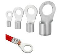 Bornes de soudage en cuivre type O RNB, cosses câble pressées à froid, nez fil sans oxygène robuste for batterie, usage industriel(RNB1.25-3 100pcs)