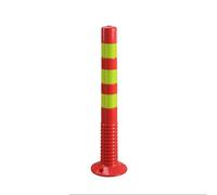 Bornes de stationnement en Caoutchouc, poteaux de sécurité réfléchissants pour allées et barrières de voirie, dispositifs de signalisation de qualité Industrielle pour Une visibilité et Une