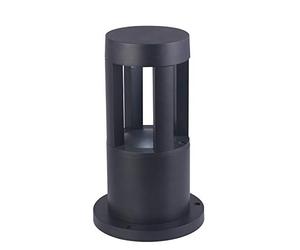 Bornes d'extérieur modernes V-TAC 10W - Corps en aluminium noir - Compatible avec les capteurs - 25CM - 6400K Blanc - IP65 Étanche - Lanterne d'extérieur Jardin, Paysage, Allée, Parkings