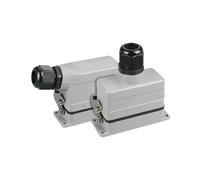 Bornes en cuivre et en Aluminium Connecteur rectangulaire Aviation Robuste(HE016-1 Side exit)